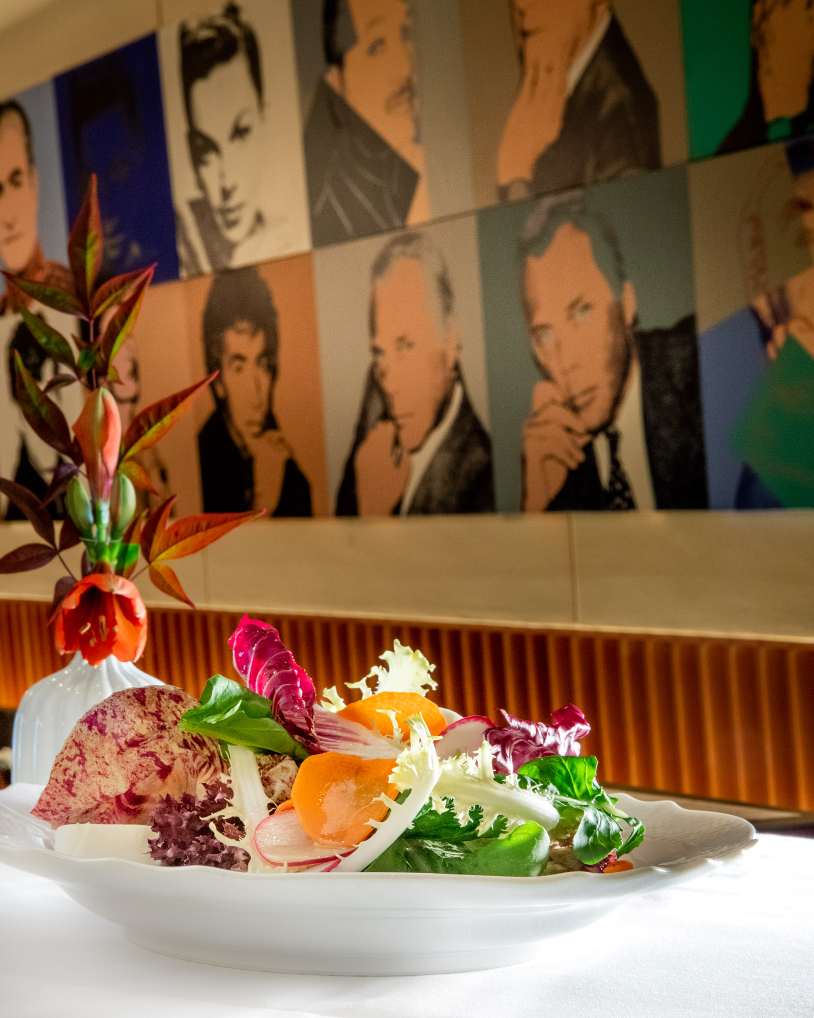 A salad at the restaurant Casa Lever.