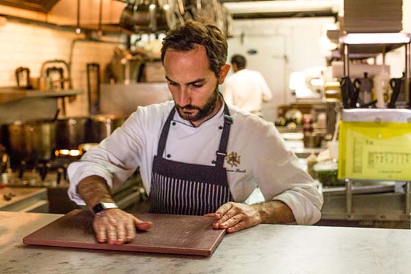 Chef working in the kitchen