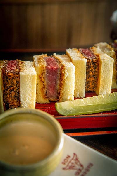 Wagyu Beef sandwiches. The most expensive lunch in town.