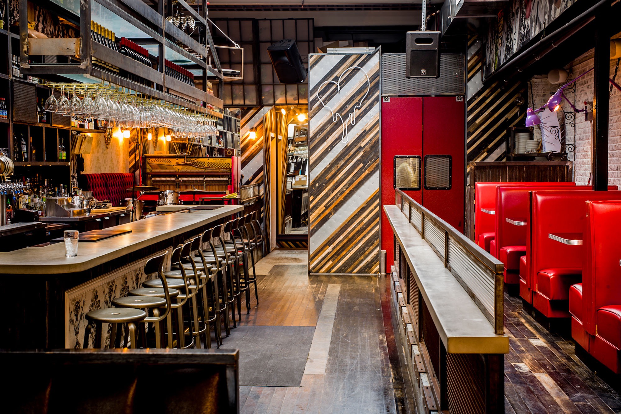 Interior of Randolph Beer in Brooklyn, NY.